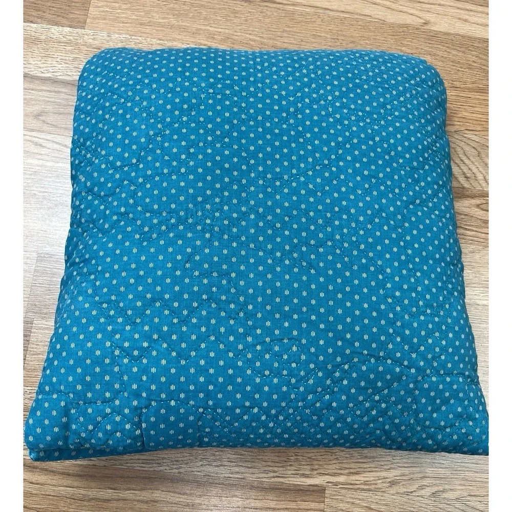 Vintage Handmade Quillow- Quilt that folds into a Pillow- Southwest Theme 41x69